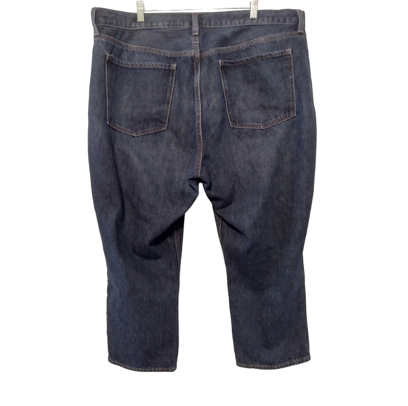 Old Navy | Hi rise Slouchy Straight Secret Slim Pockets Cropped button fly jeans - Picture 5 of 9